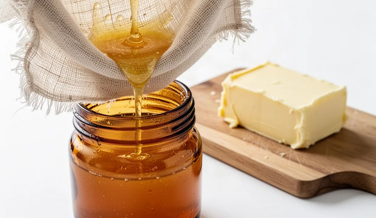 Making and Storing Clarified Butter and Ghee